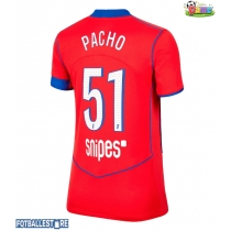 Paris Saint-Germain Willian Pacho #51 Tredjedrakt Dame 2025-26 Kortermet